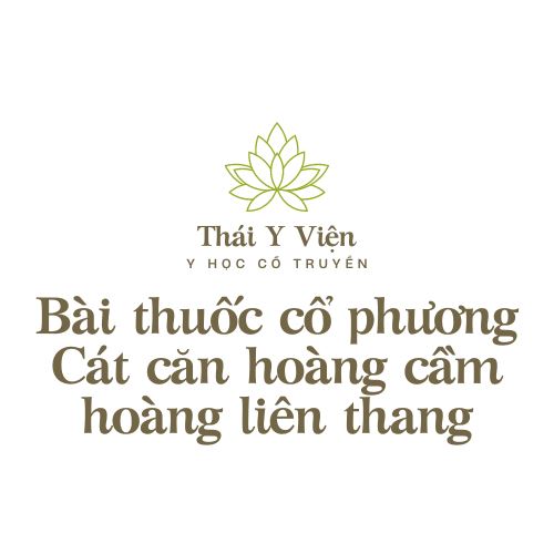 Cát căn hoàng cầm hoàng liên thang