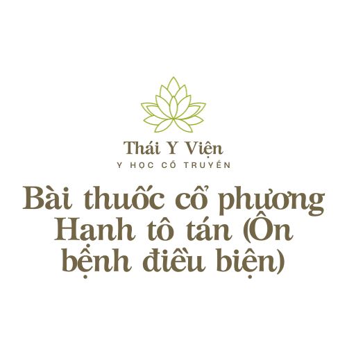 Hạnh tô tán (Ôn bệnh điều biện)