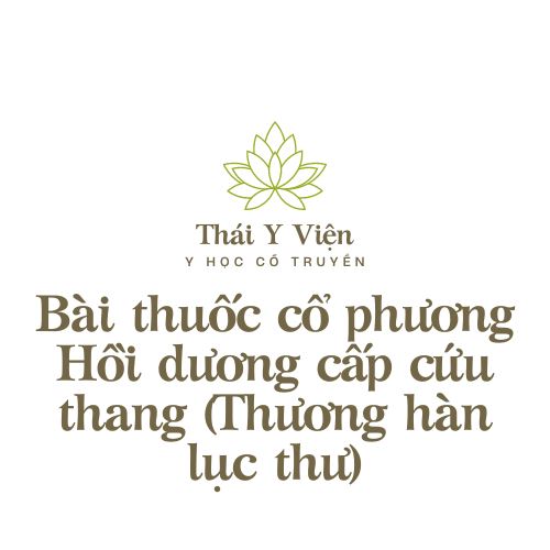 Hồi dương cấp cứu thang (Thương hàn lục thư)