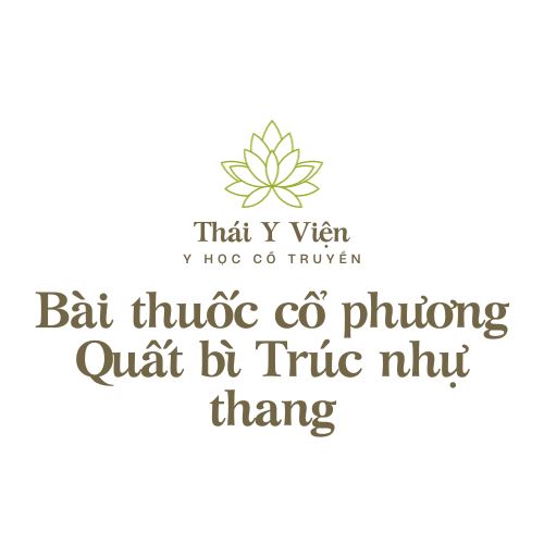 Quất bì Trúc nhự thang