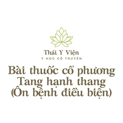 Tang hạnh thang (Ôn bệnh điều biện)