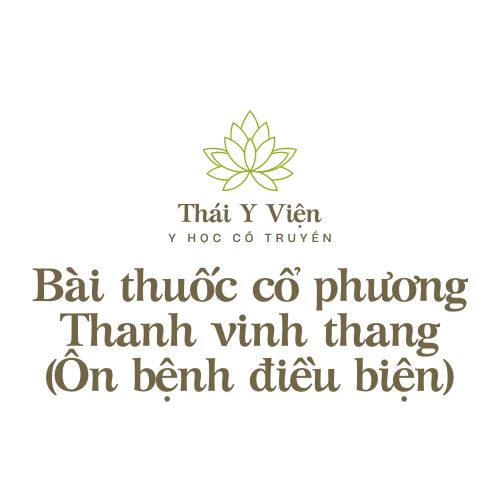 Thanh vinh thang (Ôn bệnh điều biện)