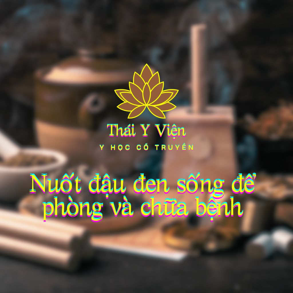 Nuốt đậu đen sống để phòng và chữa bệnh